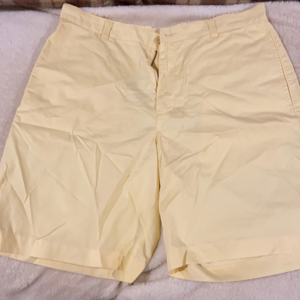 JCrew Yellow 11” shorts